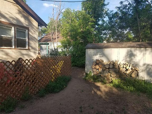rear yard of house off alley