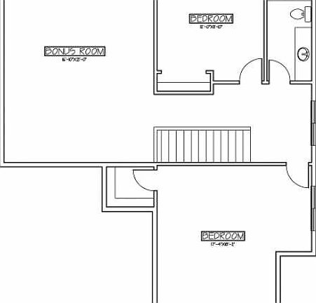 Second Level Floor Plan