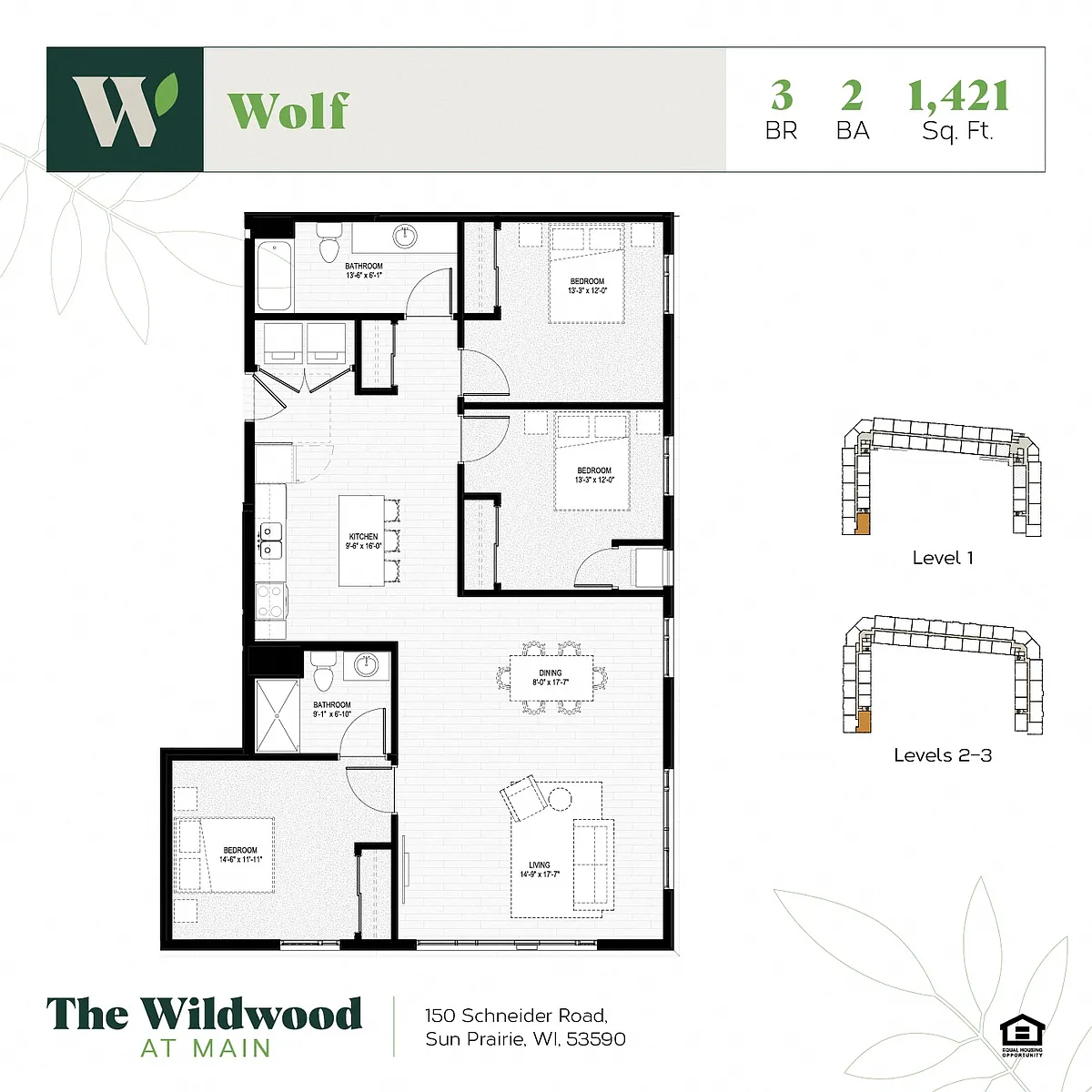 Floor plan Wolf 80%