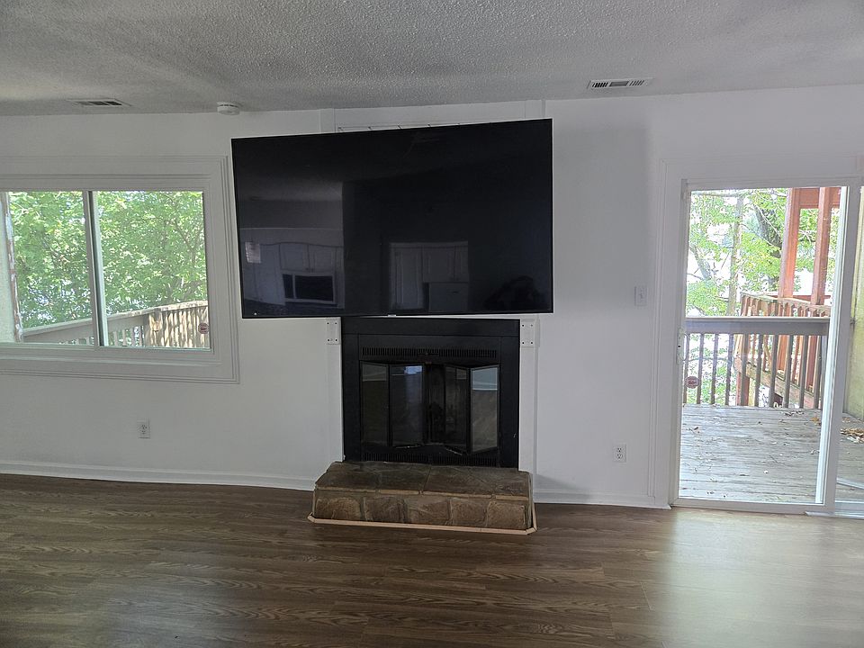Main living room view from kitchen.