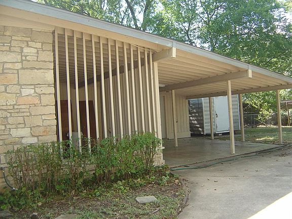 Large covered carport