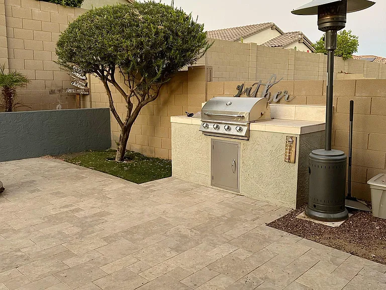 Built-in BBQ