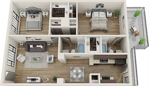 Floor plan Chagall