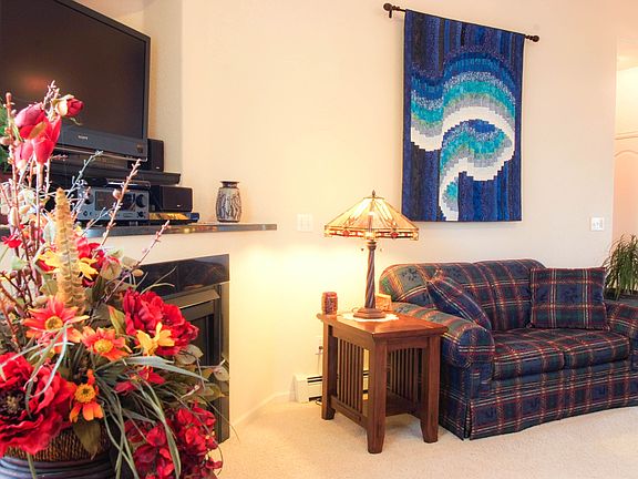 Fireplace in living room