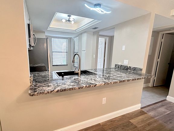 Open-concept kitchen.