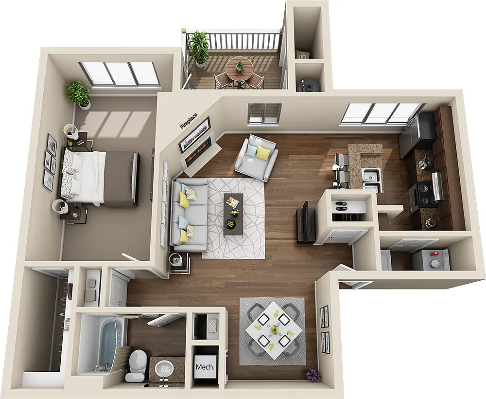 Floor plan The Berkley