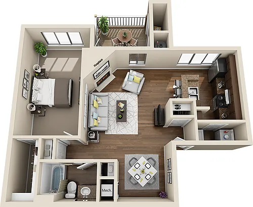 Floor plan The Berkley