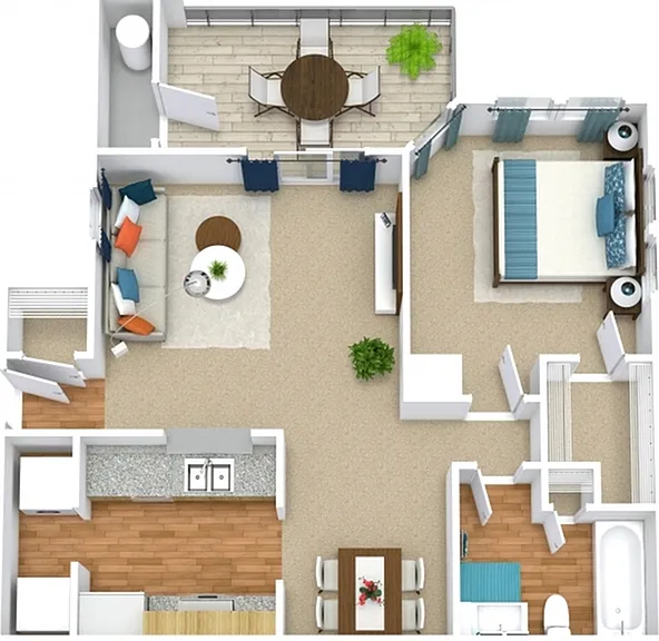 A3 - 669 sqft A3 - 669 sqft