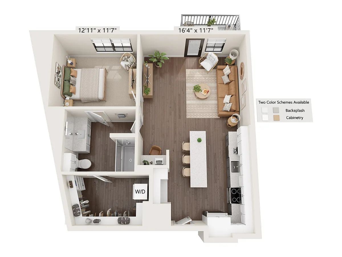 Floor plan A1B