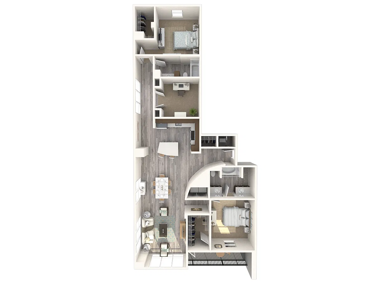 Floor plan Casablanca Deluxe