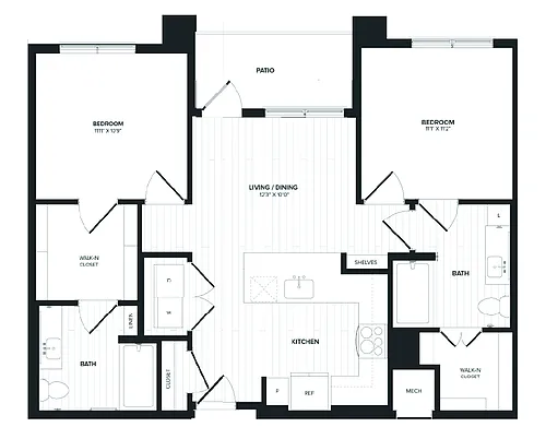 Floor plan B1c