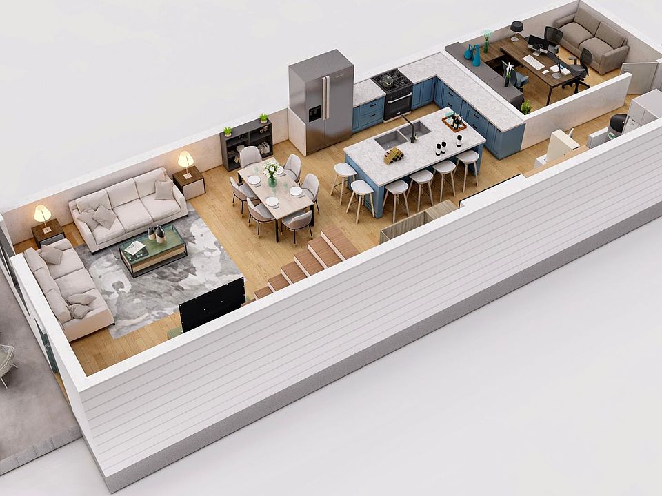 First Floor with Patio View