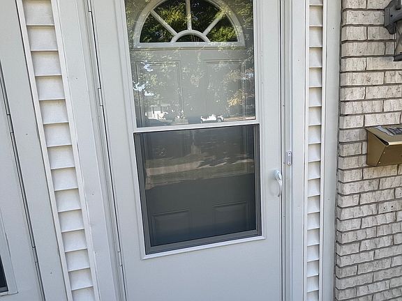 Front door - new exterior and storm door