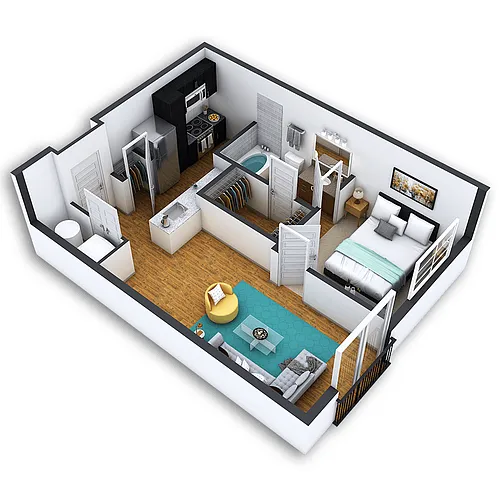 Floor plan Capitol Hill Platinum