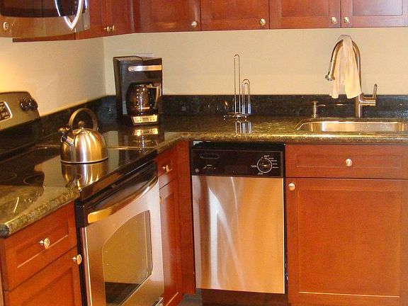 New Cherry Stained Cabinets