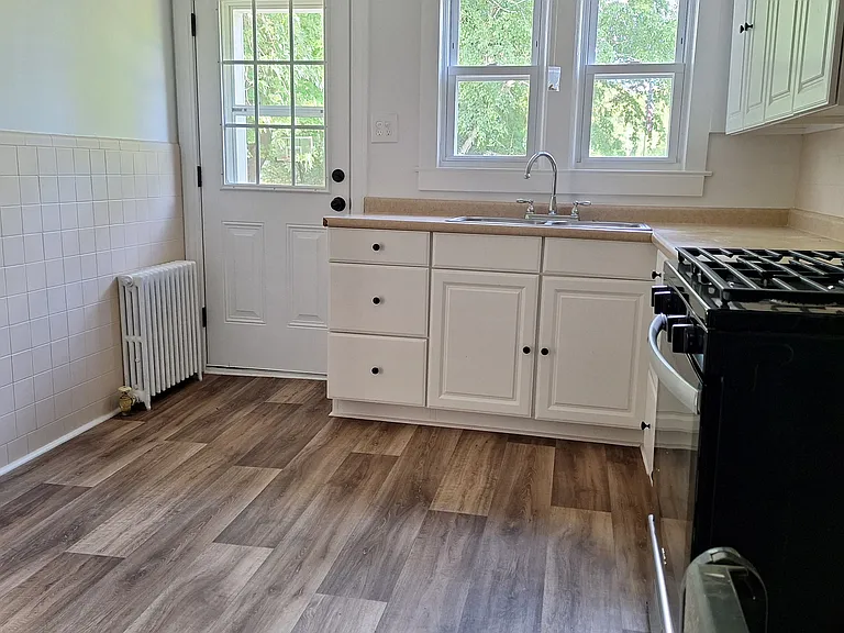 Kitchen to back yard