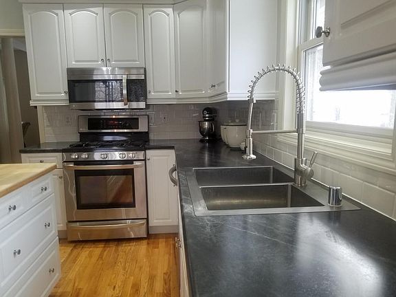 Crisp white kitchen, updates galore