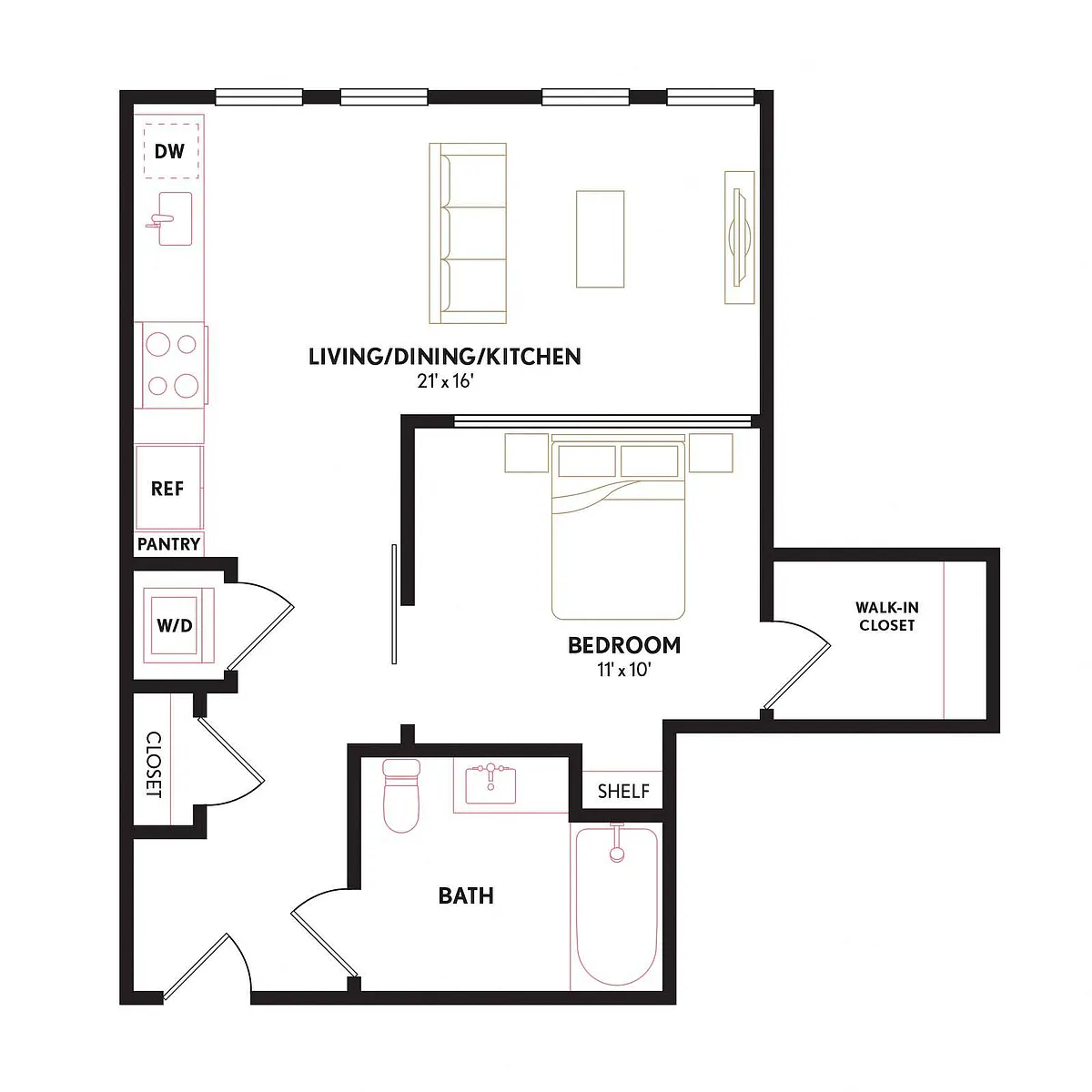 Floor plan AU7