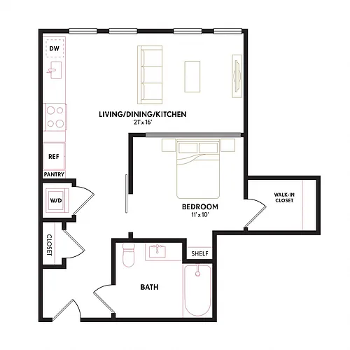 Floor plan AU7