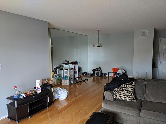 Living room and dining area