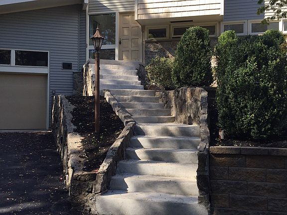New walkway to front door