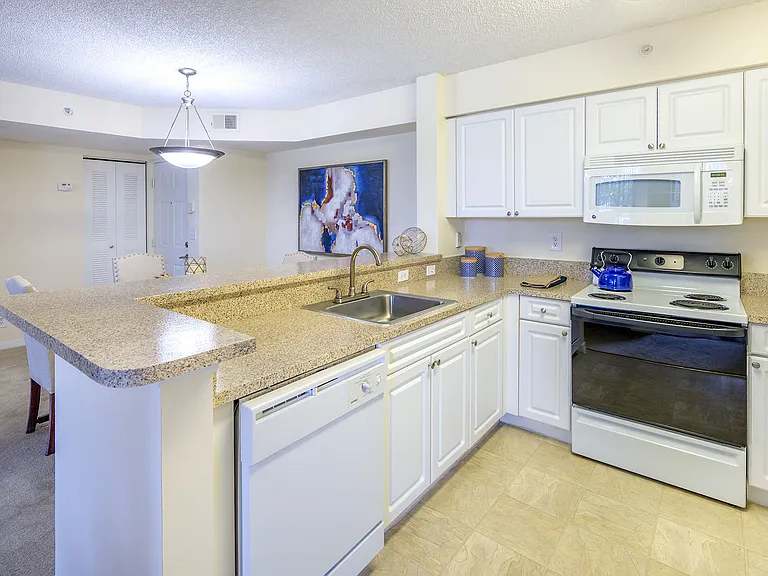 Spacious well-appointed kitchens