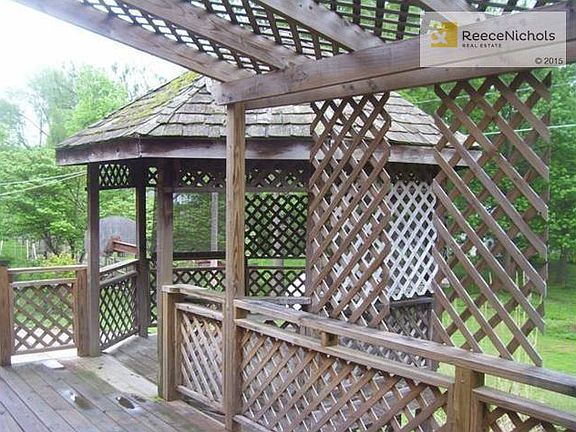Deck and Gazebo off the kitchen
