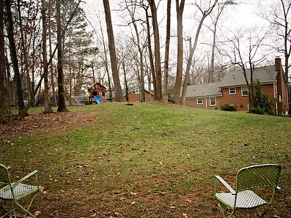 Large, private backyard