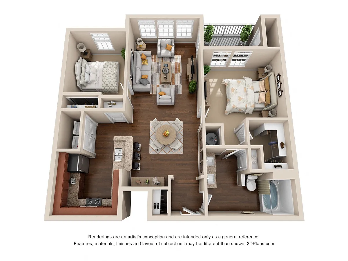 Floor plan The Inverness B1
