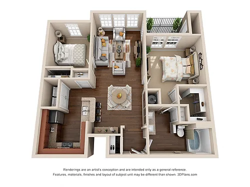 Floor plan The Inverness B1