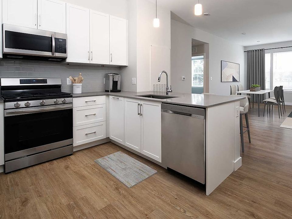 Phase II Apartment Home Kitchen and Living Areas