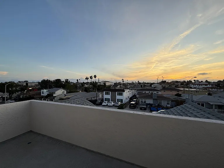Master bedroom suite balcony view