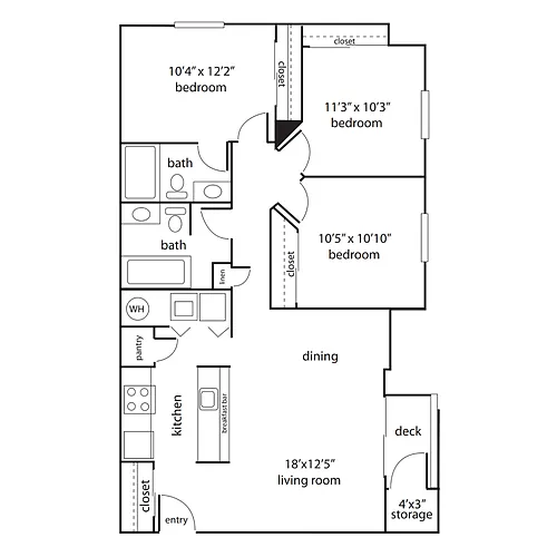 Floor plan 3X2 - C1