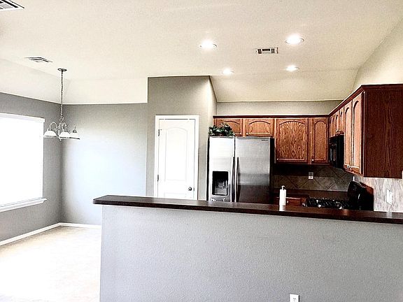 Open Kitchen; Gas Stove & Built-in Microwave