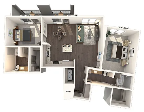 Floor plan B5-1345-G