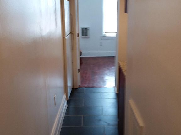 Hallway tiled