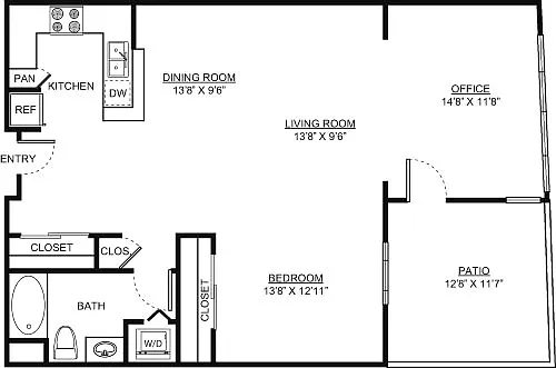 Floor plan Premium Loft Live Work (P)