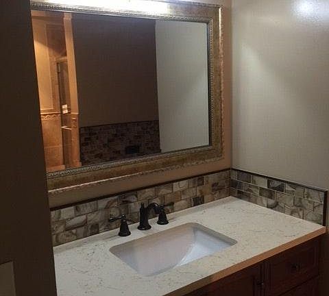 Master Bath Vanity and Mirror