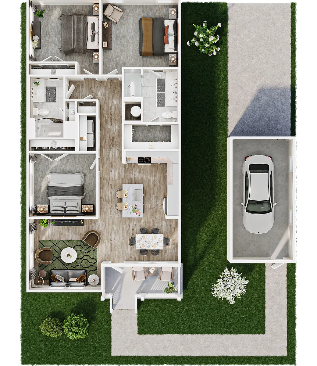 Floor plan Single Family - C2