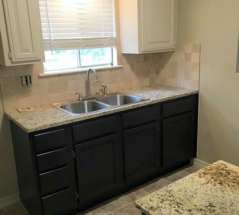 New Cabinets, Granite, Tile