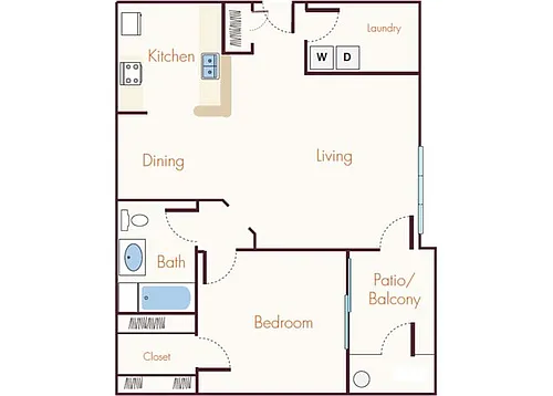 Floor plan Hillside