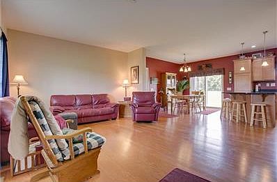LIVING ROOM Open floor plan.