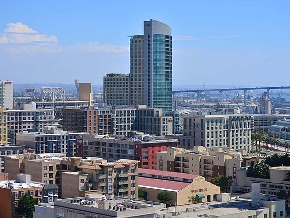 Views of the Coronado Bridge.