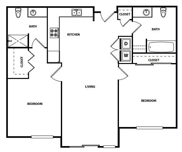 Floor plan 2X2
