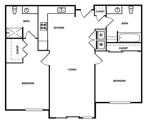 Floor plan 2X2