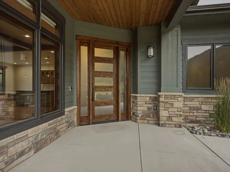 Covered front entry