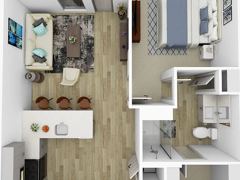 Bravo floor plan Ascend at Pena Station