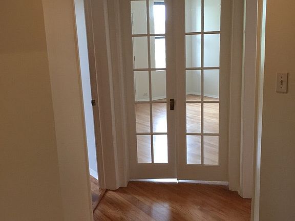 french doors into front living room