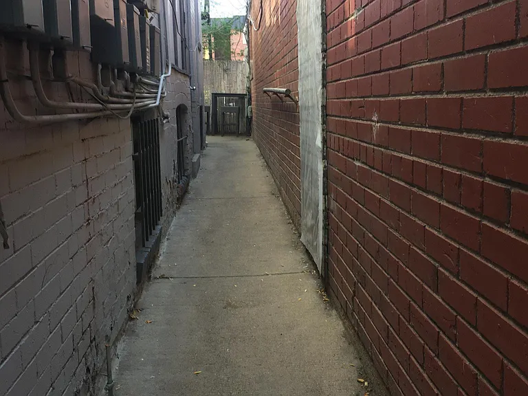 Sidewalk from your door to back yard