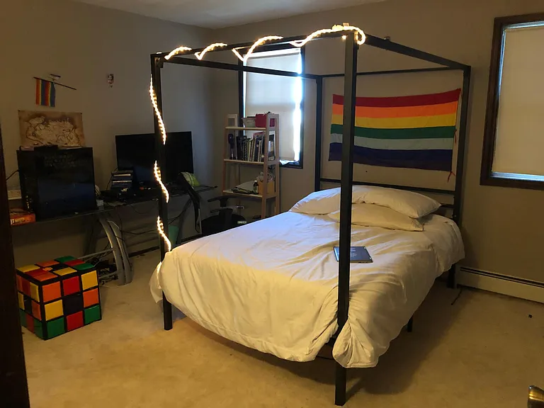 smaller bedroom upstairs